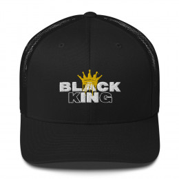 Black King Trucker Cap